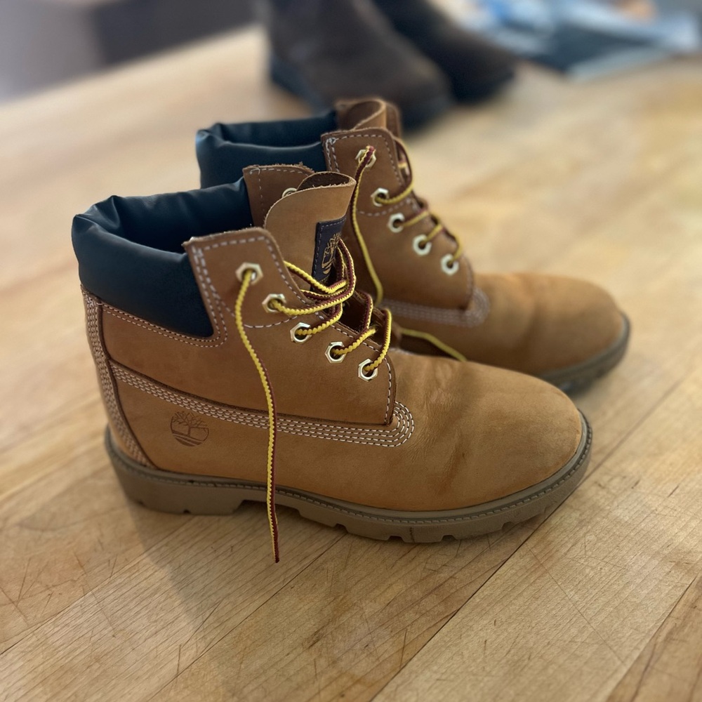 Timberland Kids Brown and Black Boots